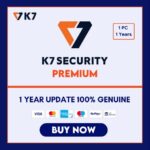 K7 antivirus premium 1 Pc for 1 Year Updates.