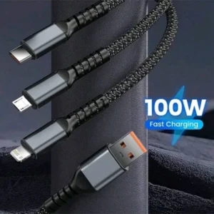 3 in 1 charging cable fast charging